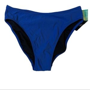 NWT size 6 Profile by Gottex bikini bottom - Blue
